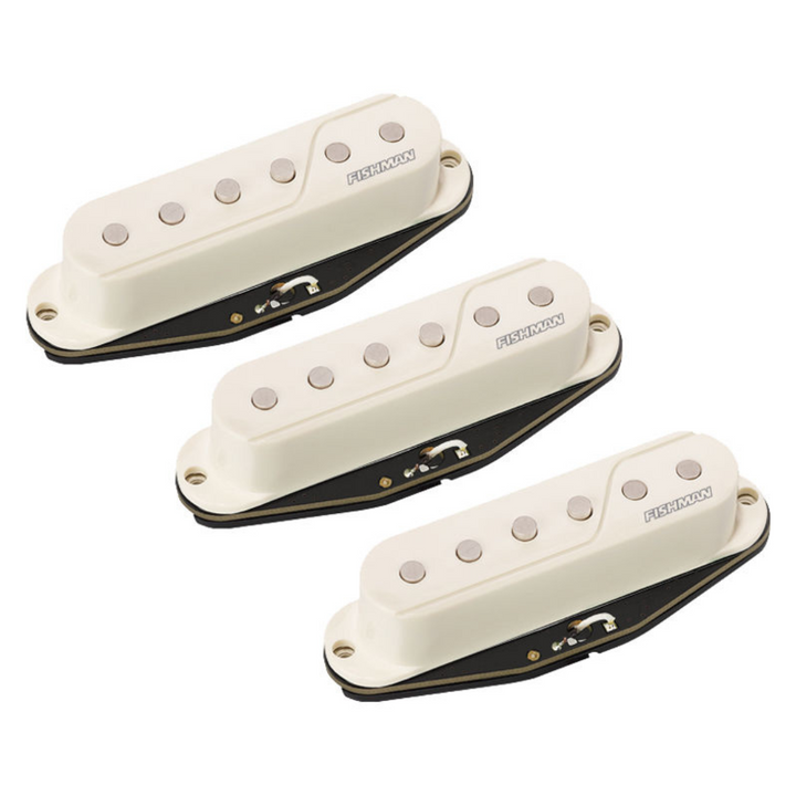 Fishman PRF-STR-WH3 Fluence Single Width Pickup Set For Strat Blanco