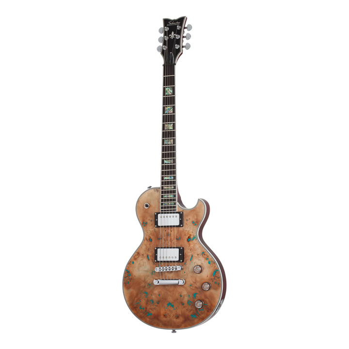 Schecter 660 Solo-II Custom Gloss Natural Burl Top