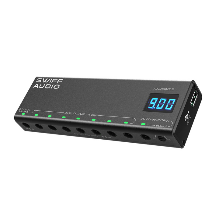 Swiff Audio P200 Fuente de alimentación para pedales de efectos