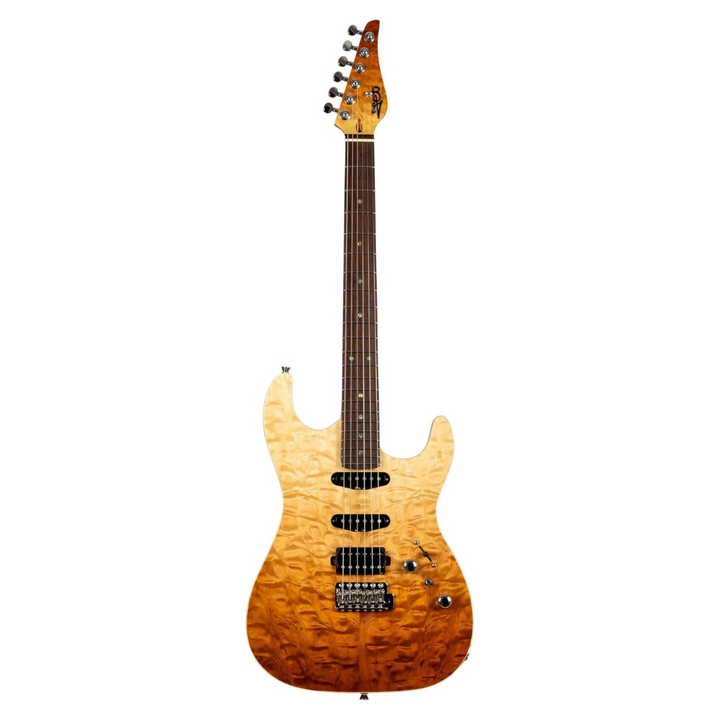 Jet JS-45 Fireburst Guitarra Electrica Fireburst flame