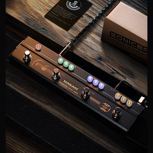 Sonicake QCE-50 Pedal de Guitarra Acustica - Sonic Wood