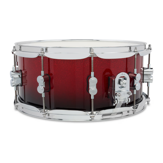 PDP PDCM6514SSRB Concept Maple Red To Black Fade Tarola 6.5x14" HW