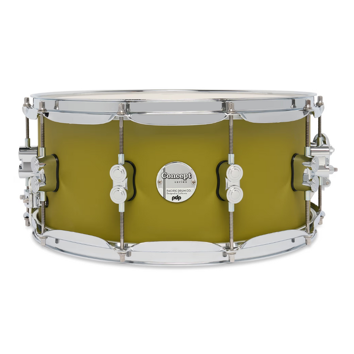 PDP PDCM6514SSSO Concept Maple Satin Olive Tarola 6.5x14" HW