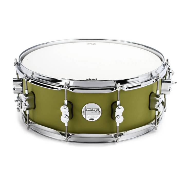 PDP PDCM5514SSSO Concept Maple Tarola Satin Olive 5.5 x 14