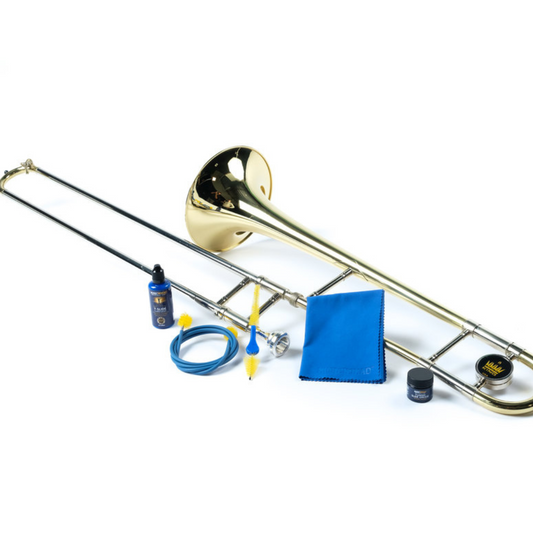 MusicNomad MN771 Premium Kit de limpieza y cuidado de trombon - 5 piezas