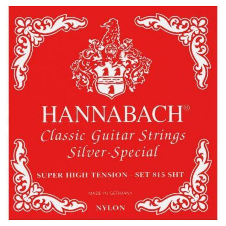 Hannabach 815SHT Cuerdas Nylon Silver Special Super High Tension Rojo