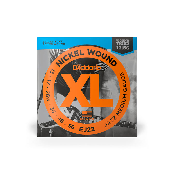 D'Addario  EJ22 Cuerdas Nickel Wound 13-56