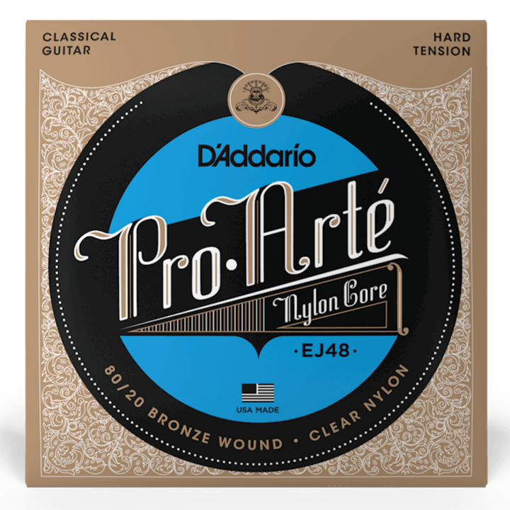 D'Addario EJ48 Pro-Arte 80/20 Bronze Cuerdas de Nylon para guitarra Tension Dura