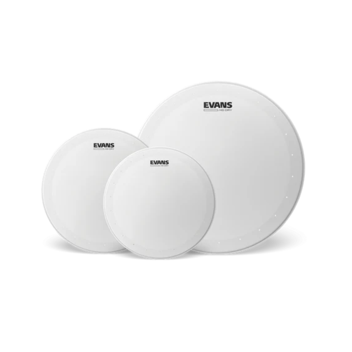 Evans ETP-HDD-S Set de parches de tambor (10″, 13″, 16″) HD Dry Standard
