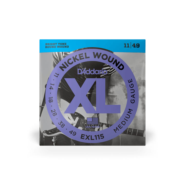 D'Addario EXL115 Cuerdas Guitarra Electrica 11-49 Medio