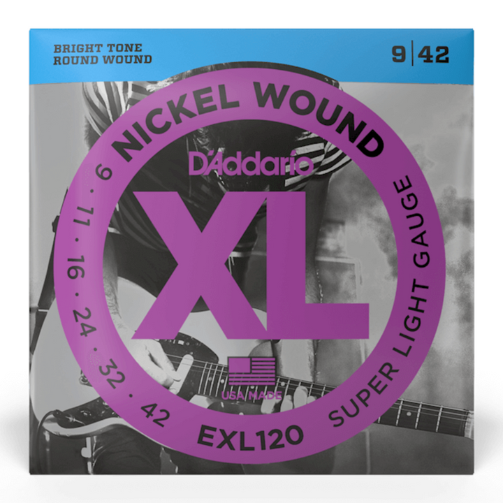 D'addario EXL120 XL Cuerdas para Guitarra Electrica calibre 09 - 42