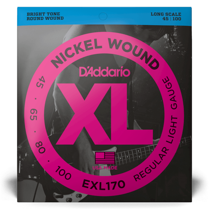 D'Addario EXL170 XL Cuerdas de Escala larga para Bajo 45 - 100