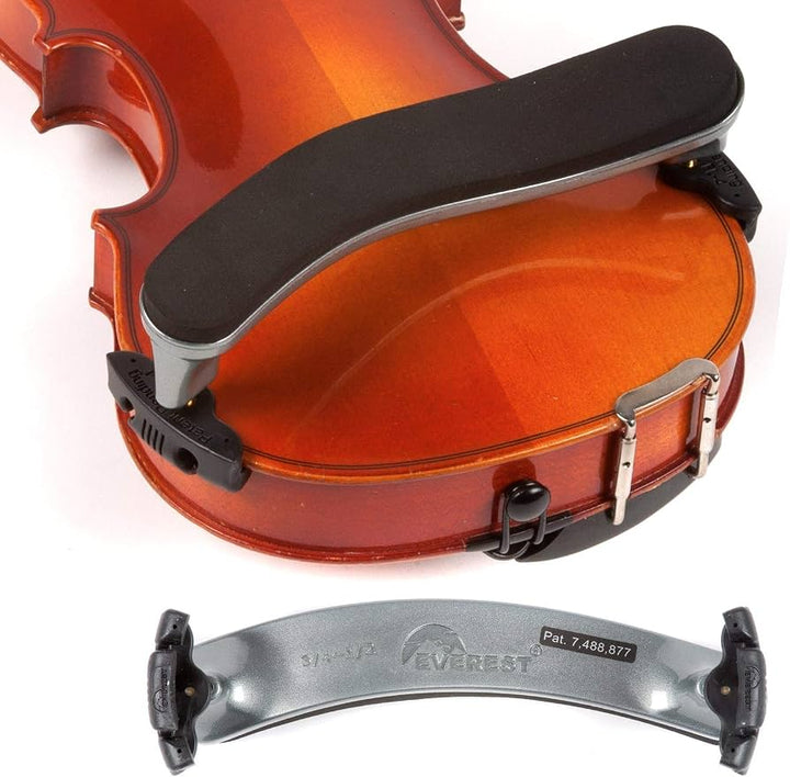 Everest ES-2/SLV Hombrera Violin 1/2-3/4 Titanium Silver