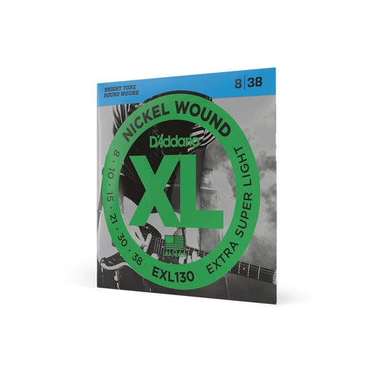 D'addario EXL130 Guitarra Electrica 8-38 Extra Super Light