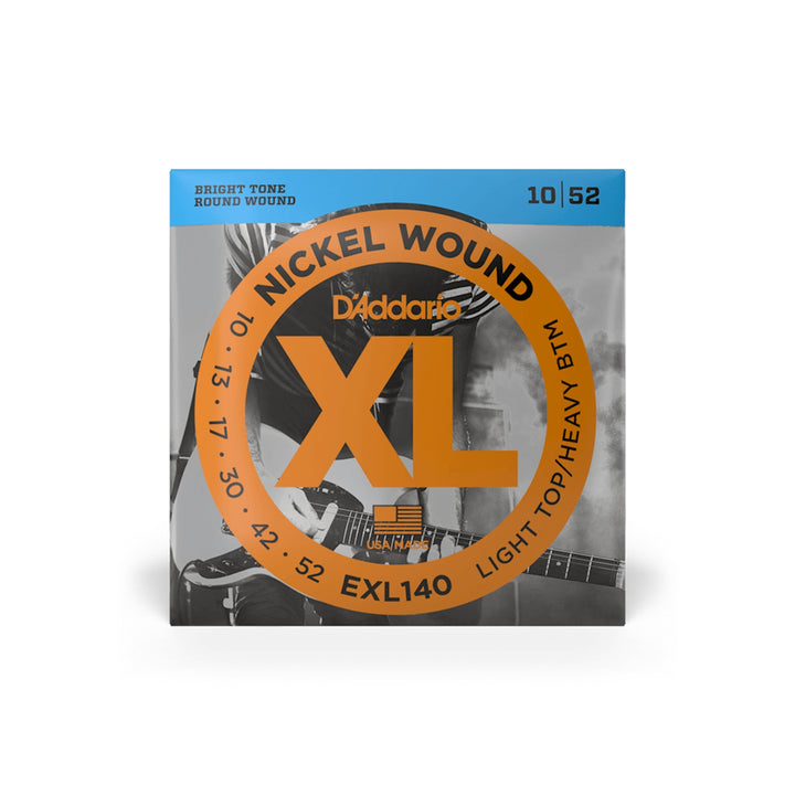 D'addario EXL140 Cuerda Guitarra Electrica 10-52 Light Top/Heavy Bottom