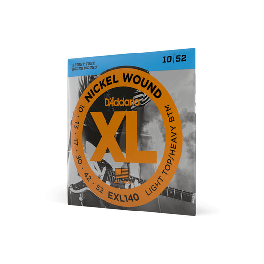 D'addario EXL140 Cuerda Guitarra Electrica 10-52 Light Top/Heavy Bottom