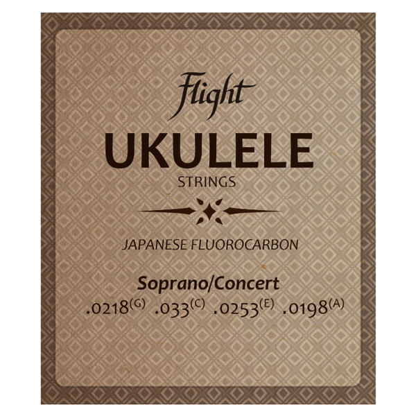 Flight FUSSC100 Cuerdas de Ukelele de Fluoro carbono – Soprano/Concierto