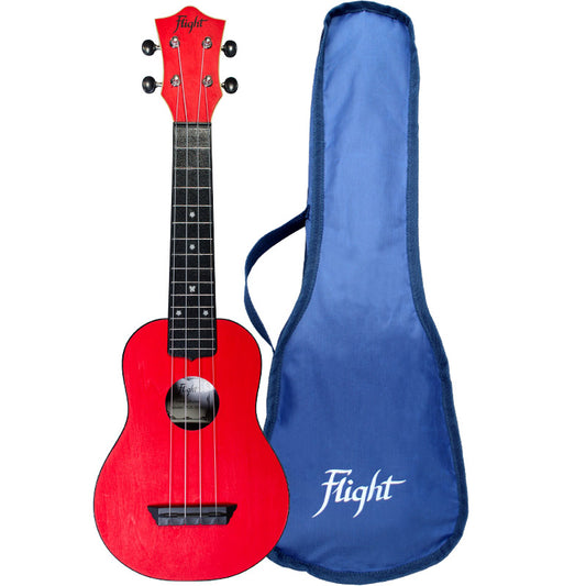 Flight TUS35 Travel Ukelele Soprano Rojo