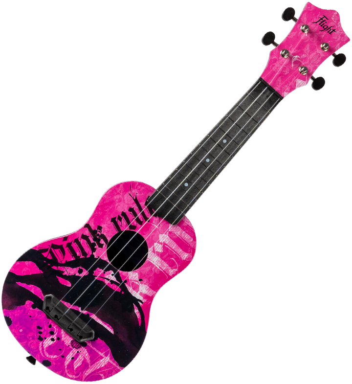 Flight UTS-40 Pink Rules Ultra Travel Ukulele