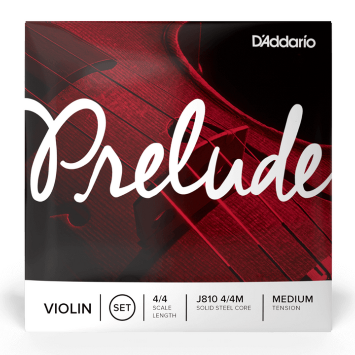 D'addario J810 4/4M Prelude Juego de cuerdas para Violin 4/4 Tension media