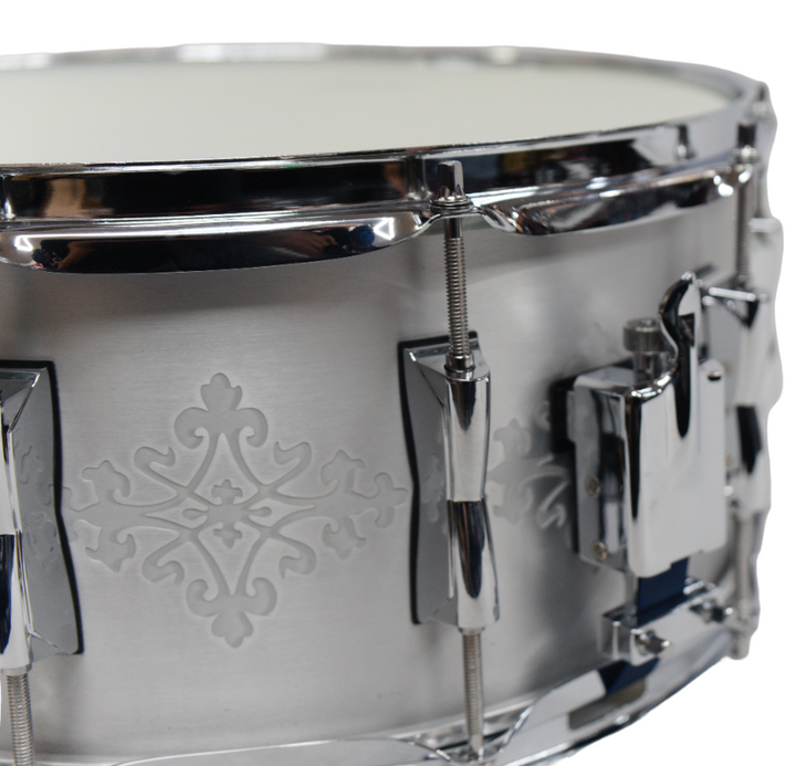 Jinbao JBMS1092 Tarola Aluminio Grabado 14" x 6.5"