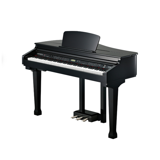 Kurzweil KAG100 BP Piano Digital Baby Grand Negro Brillante