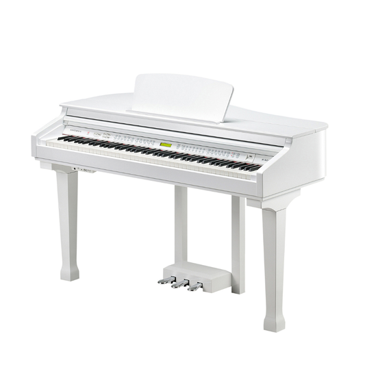 Kurzweil KAG100 WHP Piano Digital Baby Grand Blanco