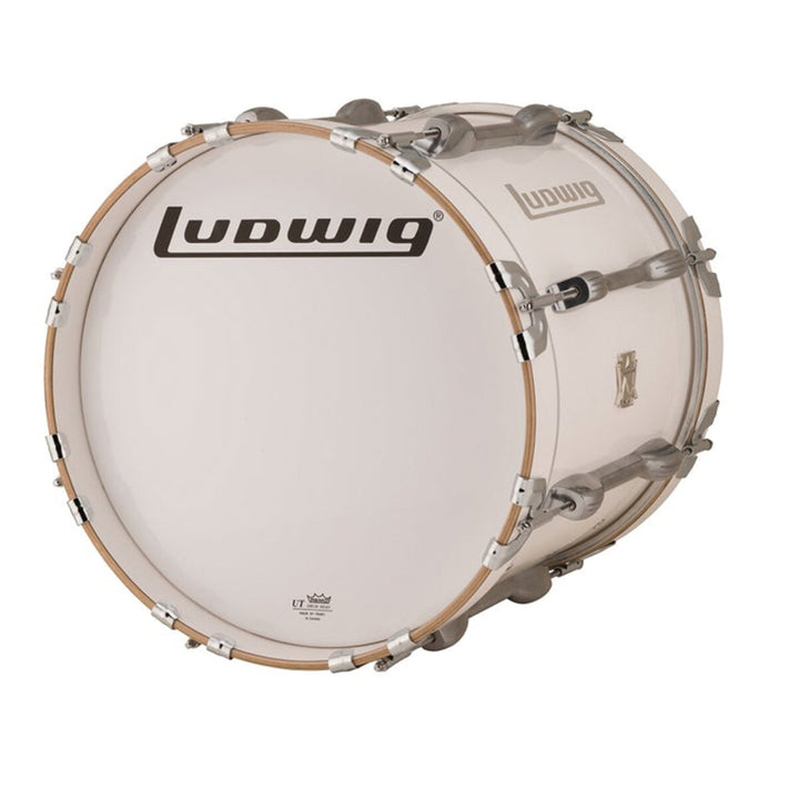 Ludwig LUMB28PW 28" Marching Bass Drum White Cortex - LUMB28PW