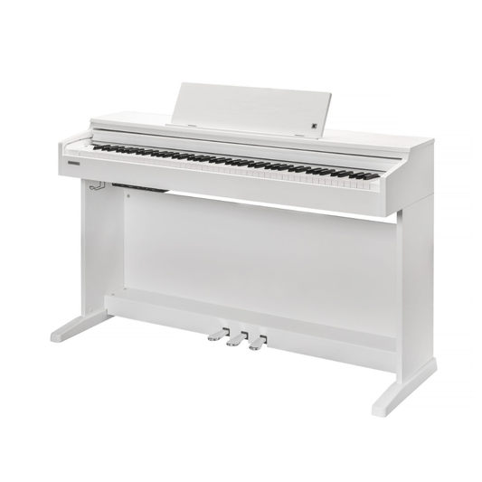 Kurzweil M215 WH Piano Digital con Asiento - Blanco