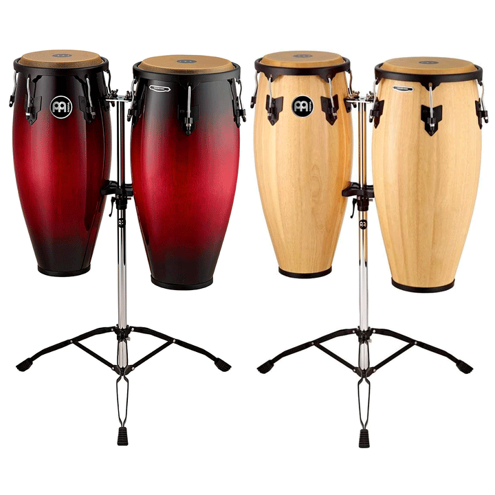 Meinl Conga Set  Headliner 11" y 12" con Atril Doble