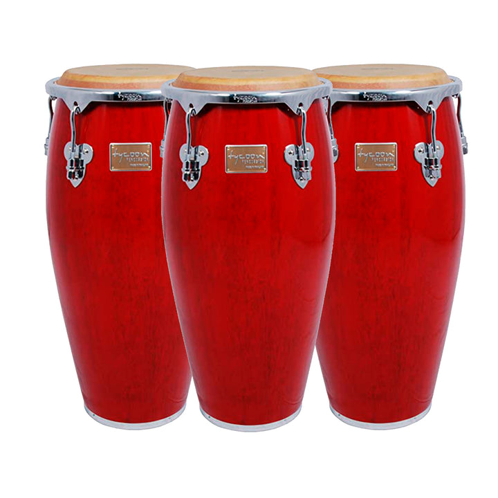 Tycoon Trio de Congas Master Classic Series Red