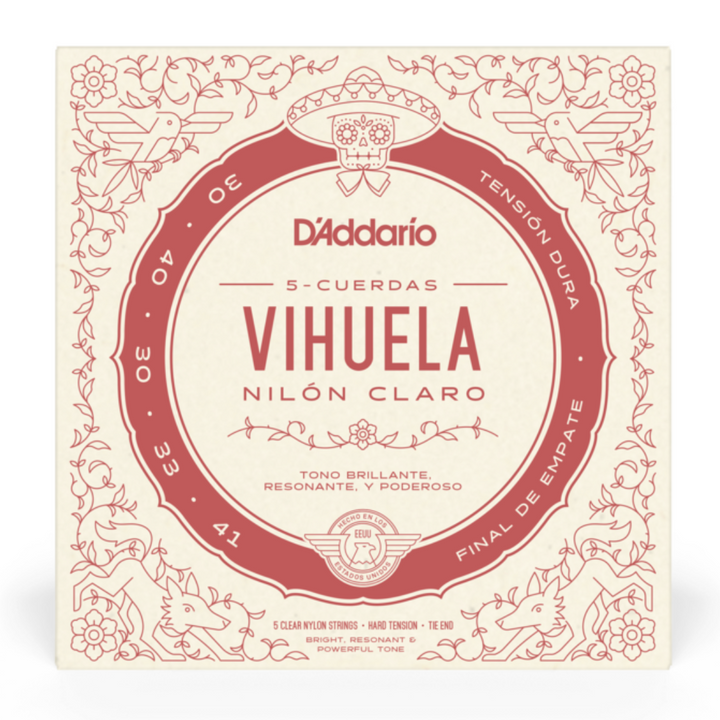 D’Addario MV10H Cuerdas para Vihuela Tension Dura