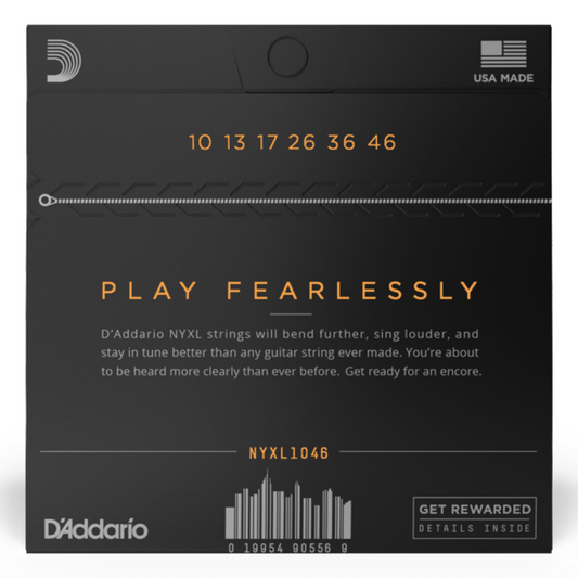 D’Addario NYXL1046 NYXL Cuerdas para Guitarra Electrica Calibre 10-46 Light