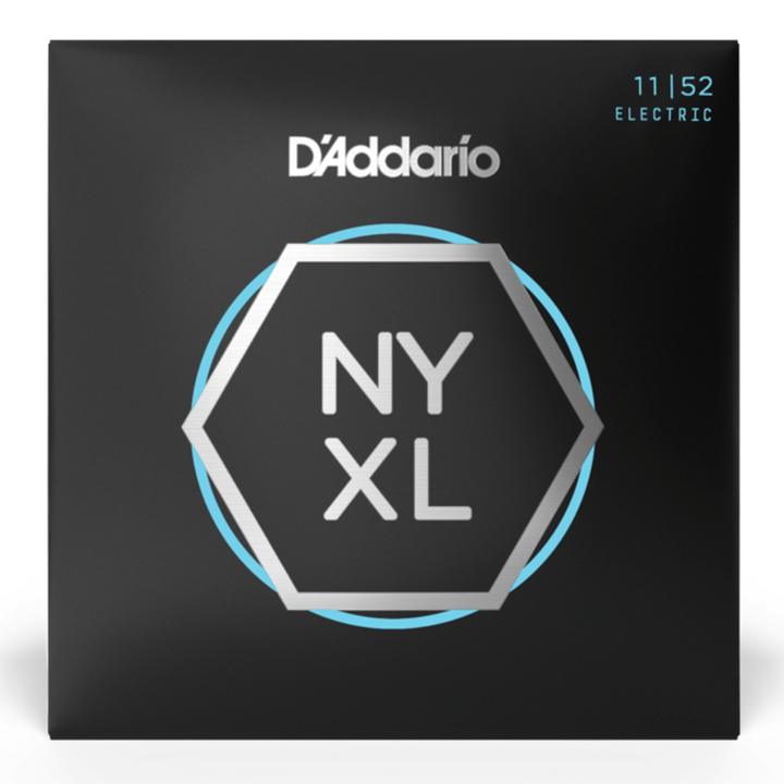 D’Addario NYXL1152 NYXL Cuerdas para Guitarra Electrica Calibre 11-52 medium Top/ Bottom Heavy