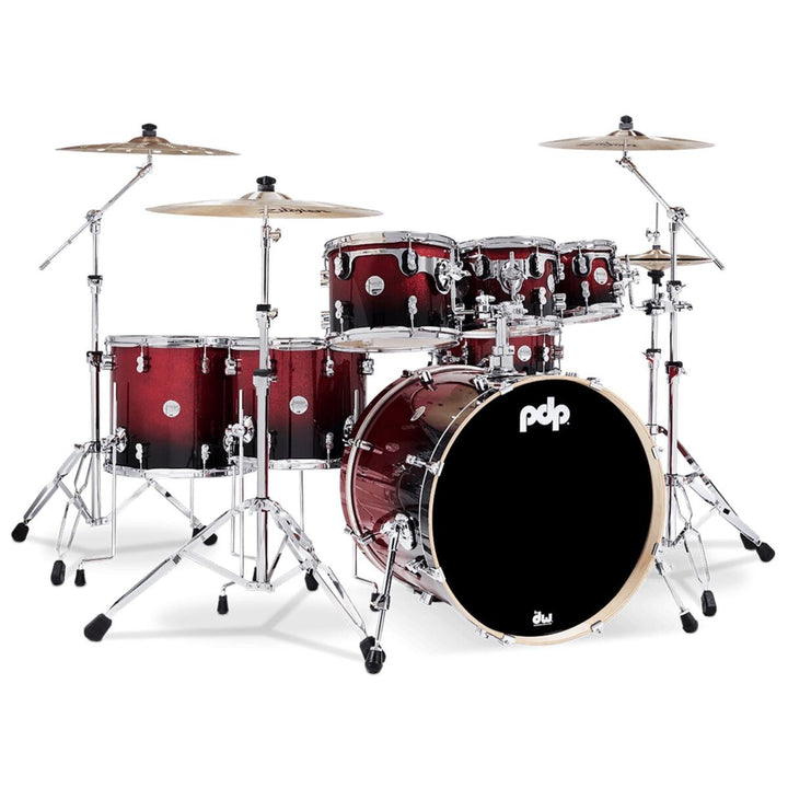 PDP PDCM2217RB Concept Maple - Red To Black Fade Lacquer 7PC