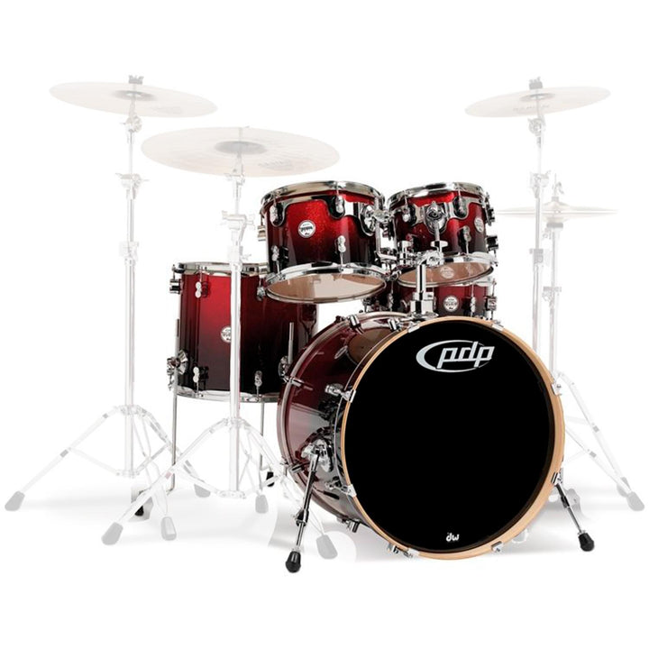 PDP PDCM2215RB Concept Maple 5 piezas - Red to Black Fade