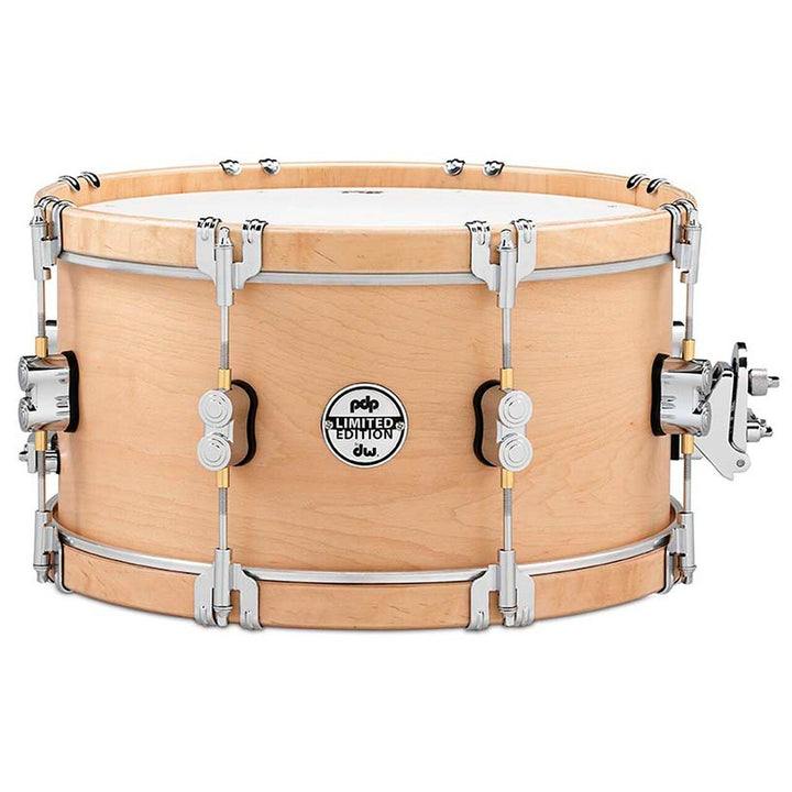 PDP PDSX0714CLWH LTD Classic Wood Hoop Maple Snare, 7x14, Natural