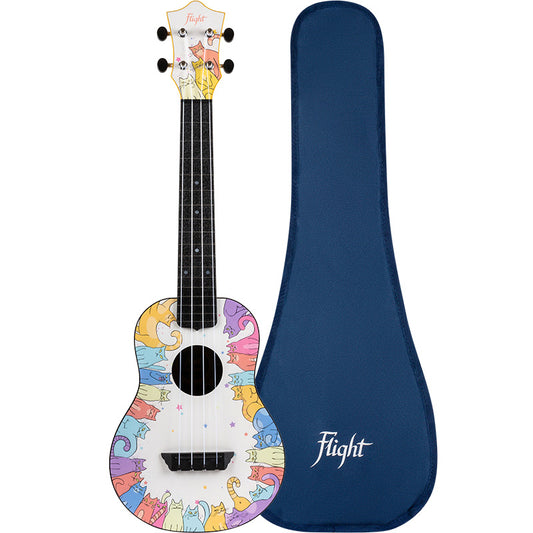 Flight TUS40 Kitty Soprano Travel Ukelele