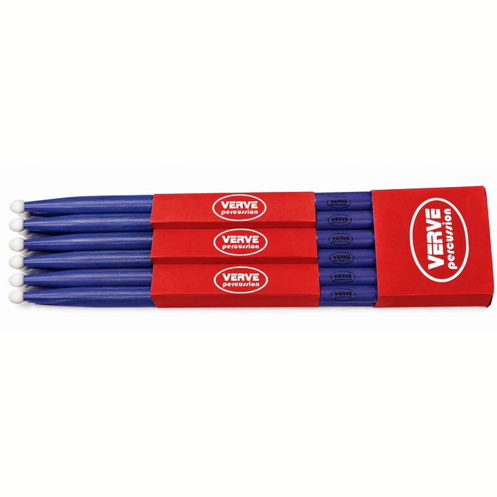 Verve ADWC-CP Baquetas Punta de Nailon 12 Pares