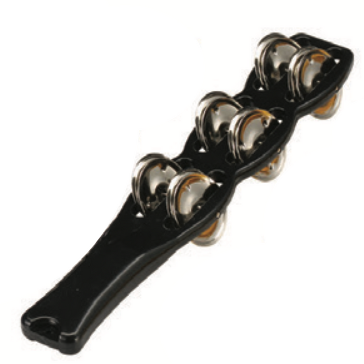 Verve THJS-6/2 Pandereta Jingle Sticks Negro 6 Sonajas