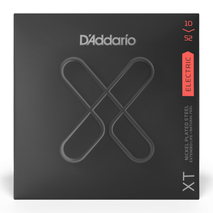 D’Addario XTE1052 XT Cuerdas para Guitarra Electrica Calibre 10-52 Light Top/Heavy Bottom