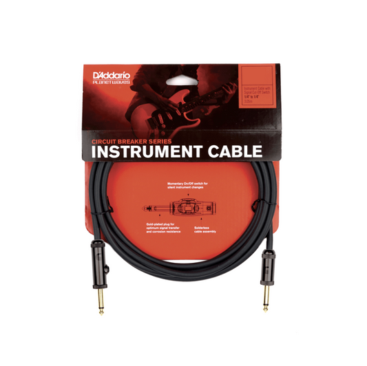 D'Addario PW-AG-10 Cable Conexion 10' Circuit Breaker