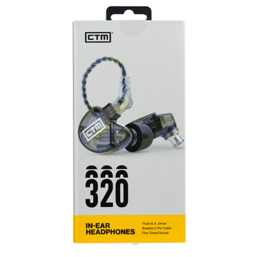 Audífonos In-Ear Monitor CTM CE320 Smoke