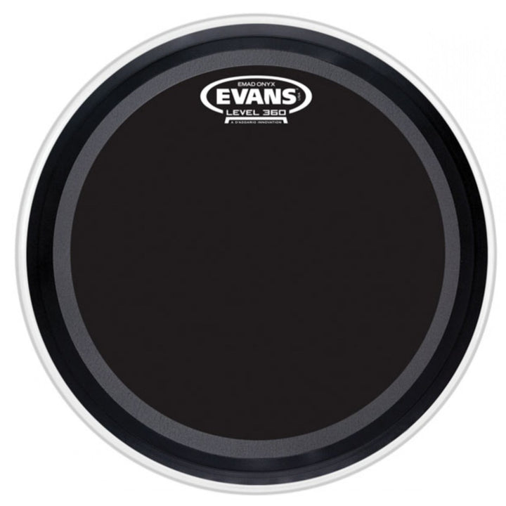 Evans BD22EMADONX 22" EMAD Onyx Bombo