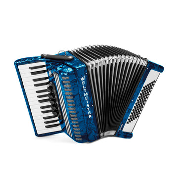 Weltmeister Juwel 30/72/III/5 MT Blue Piano accordion