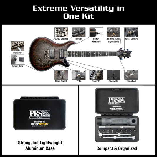 Kit de Herramientas MusicNomad para Guitarras PRS 18 Piezas