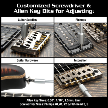 Kit de Herramientas MusicNomad para Guitarras PRS 18 Piezas