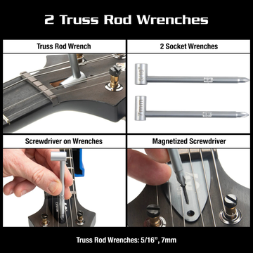 Kit de Herramientas MusicNomad para Guitarras PRS 18 Piezas