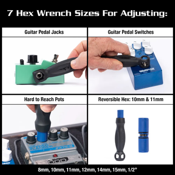 Kit de Cuidado para Pedales MusicNomad 12 Piezas