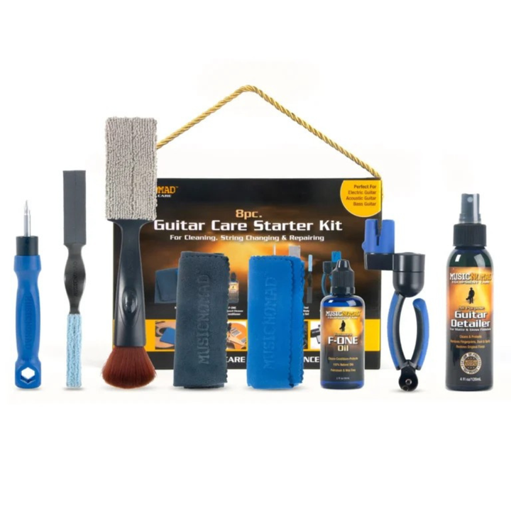 Kit de Inicio para Cuidado de Guitarra MusicNomad 8 Piezas
